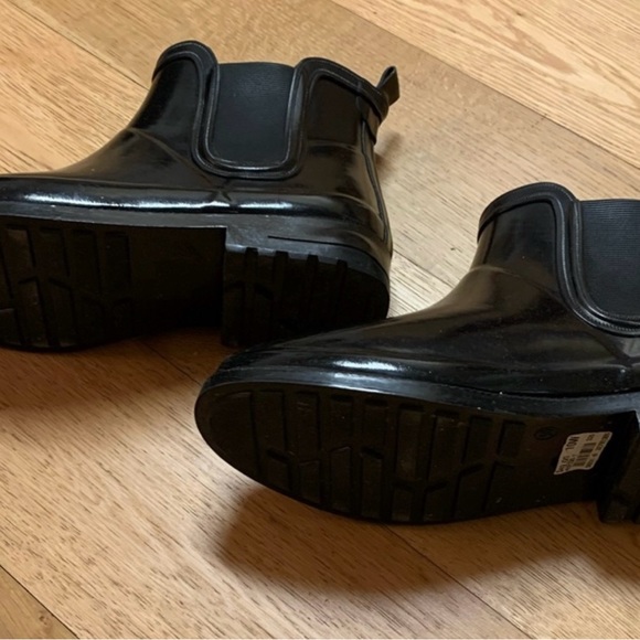 EUC 10W rain boots in Black by Addition Elle - Picture 4 of 5